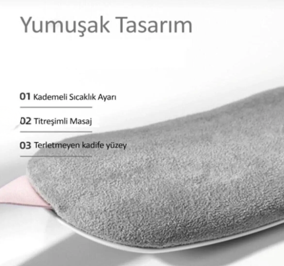 Meniera Titreşimli Isıtmalı Masaj Pedi - Bel, Sırt, Karın, Regl Ağrısı Kemeri